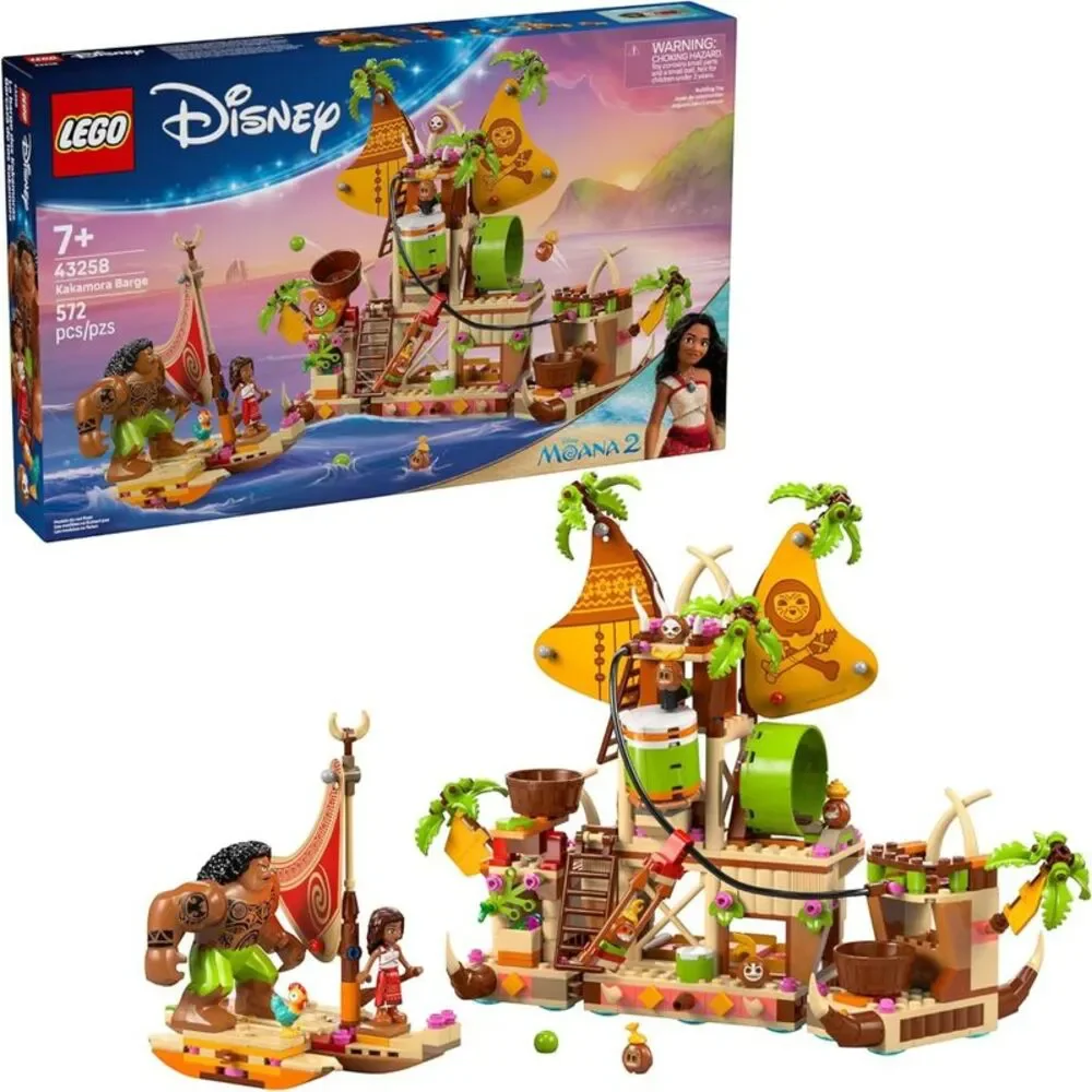 LEGO Disney Moana 2 Kakamora Barge Kids Toy 43258